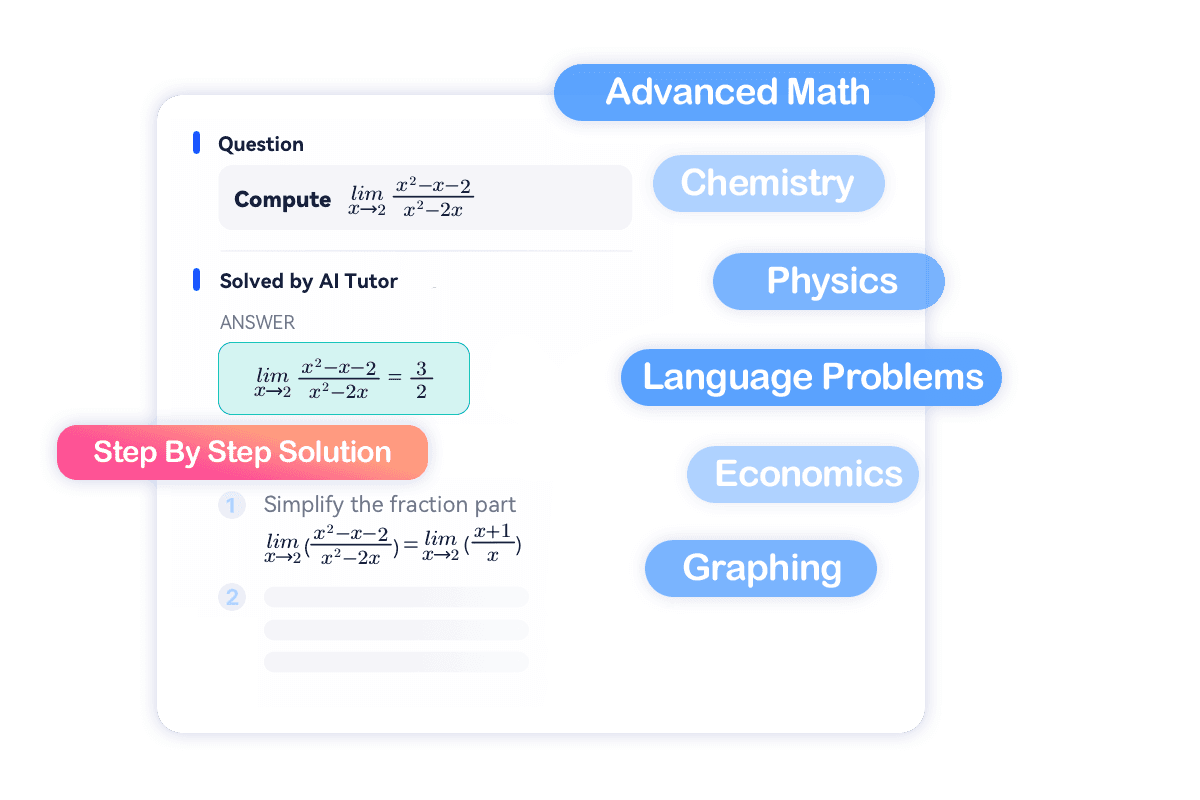 Example math problem solution with step-by-step explanation